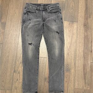 Express Men's Charcoal Slim Jeans